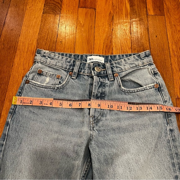 Zara straight leg distressed jeans - Picture 10 of 12